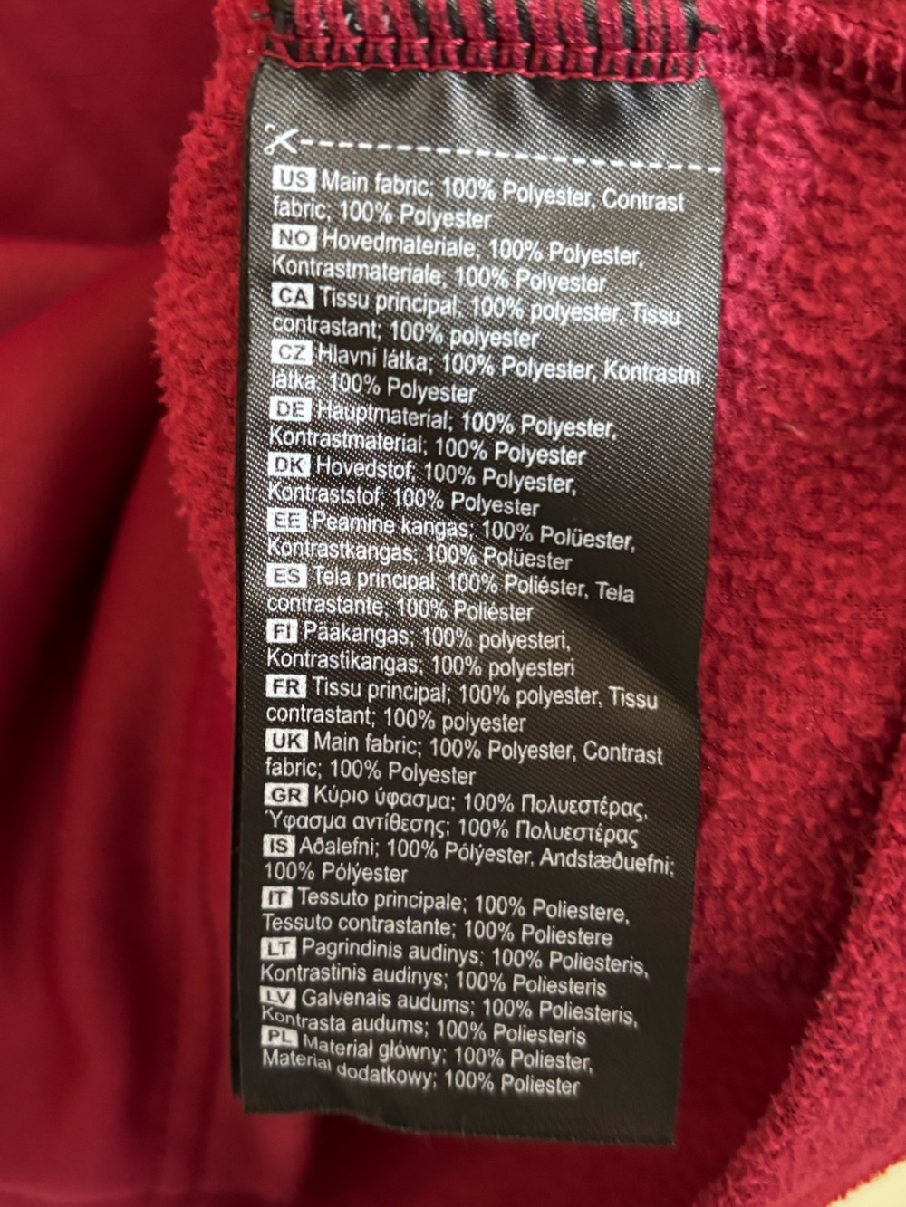 Kari Traa Fleece Raspberry/Pink Full Zip Jacket XL - Picture 3 of 5